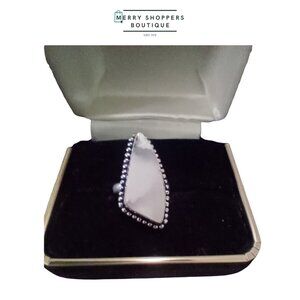 Sterling Silver Chalcedony Ring